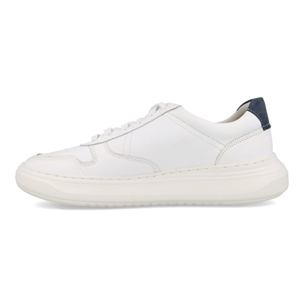 Democrata Tenis Casual 526103-003 Branco Couro_5__